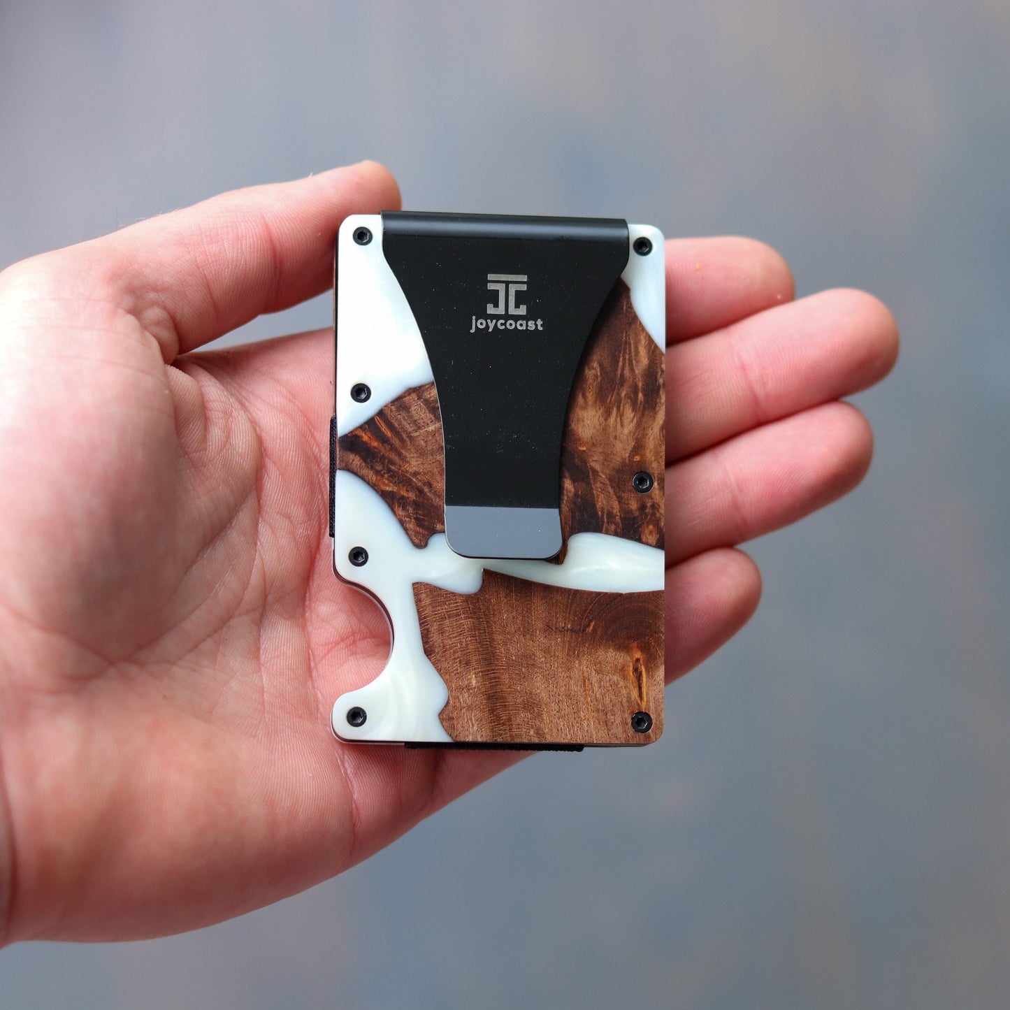 White Wood x Resin Wallets