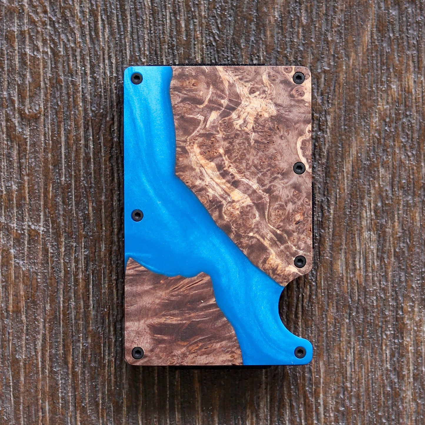 Blue Wood x Resin Wallets