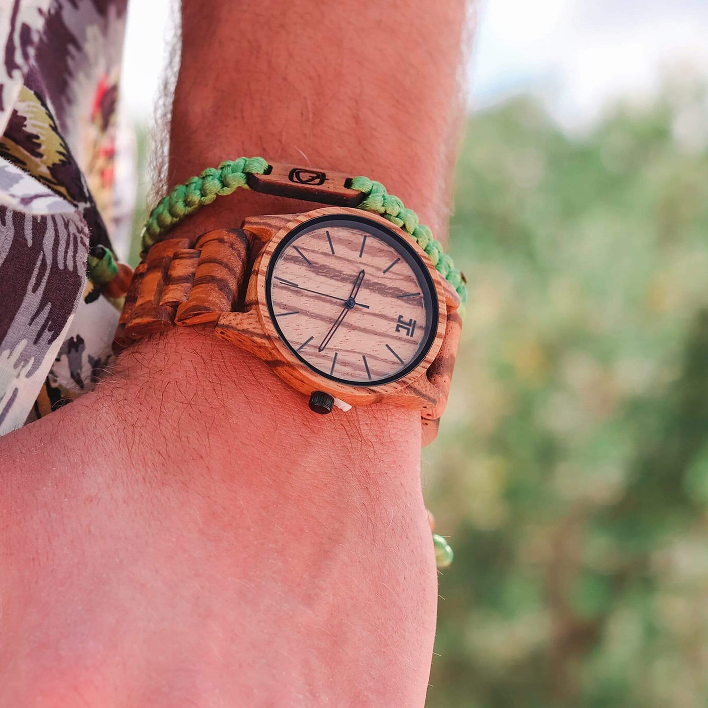 Zebra Wood Watch for Men by Joycoast