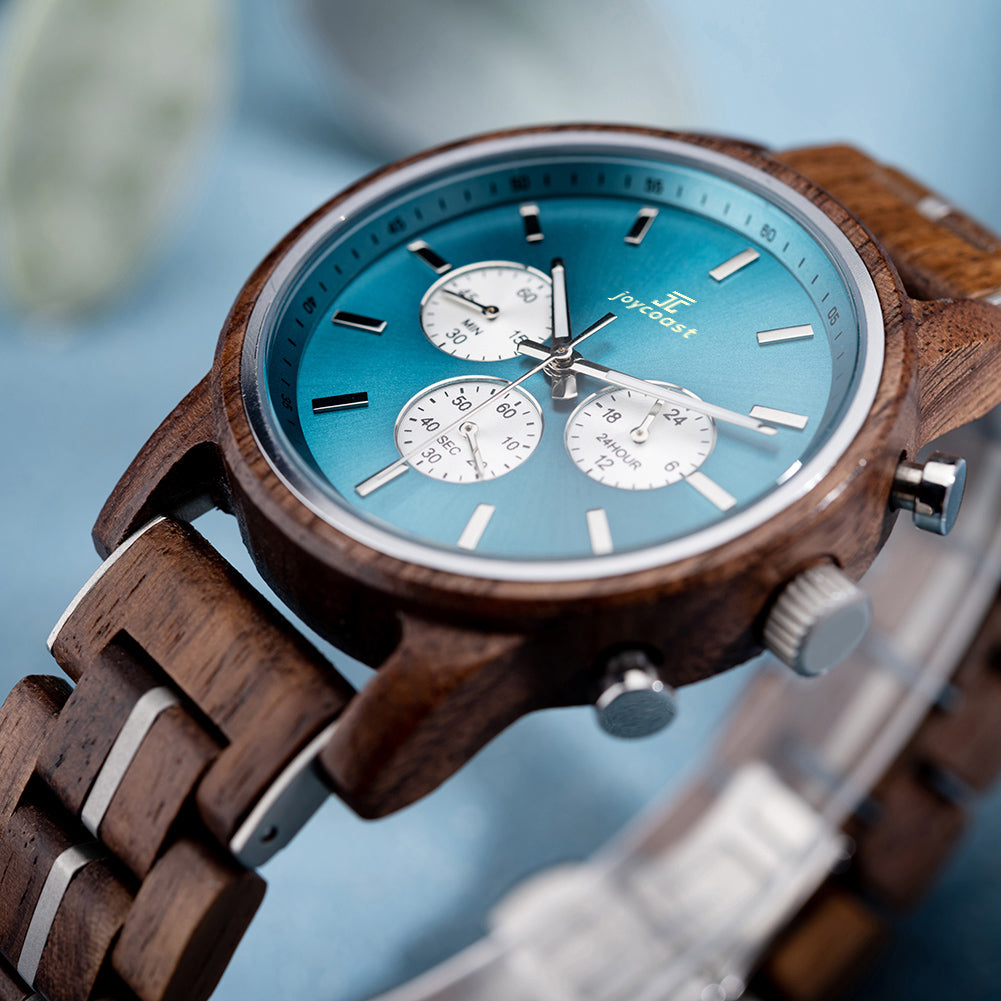 Poseidon | Walnut Chronograph