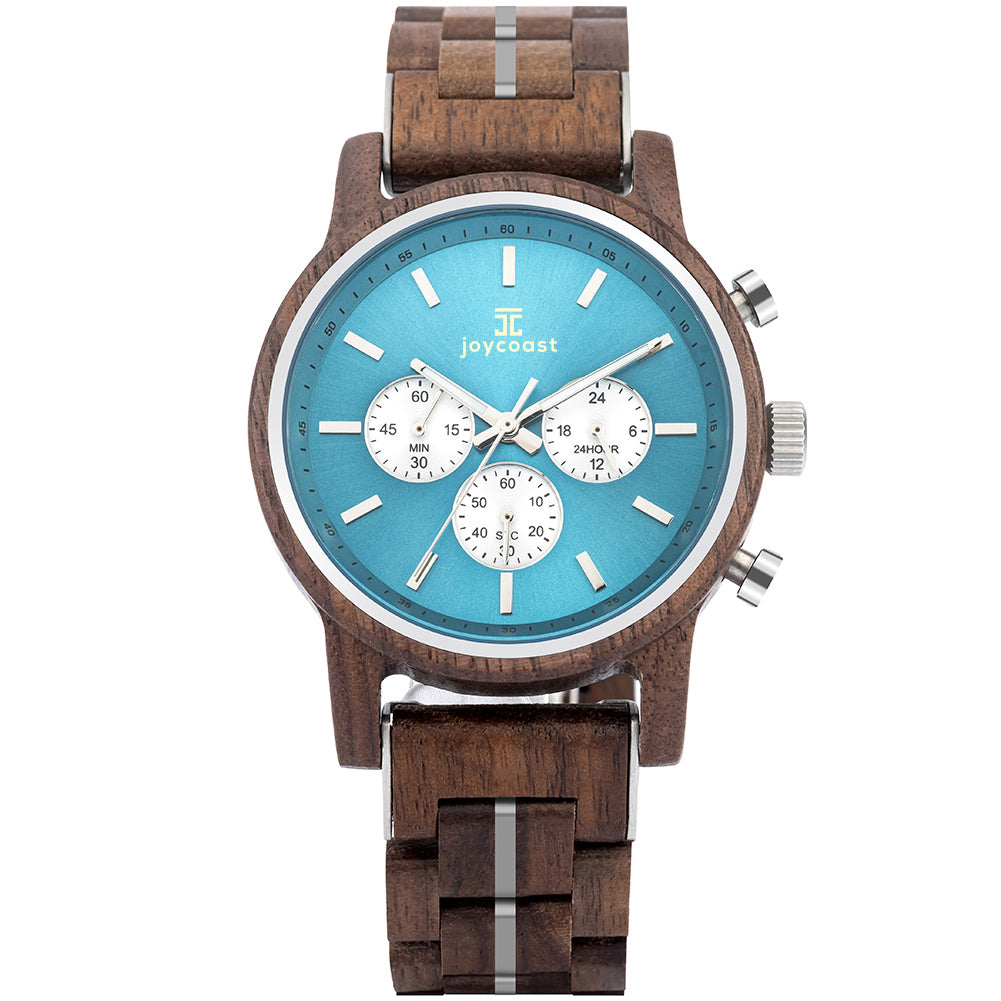 Poseidon | Walnut Chronograph