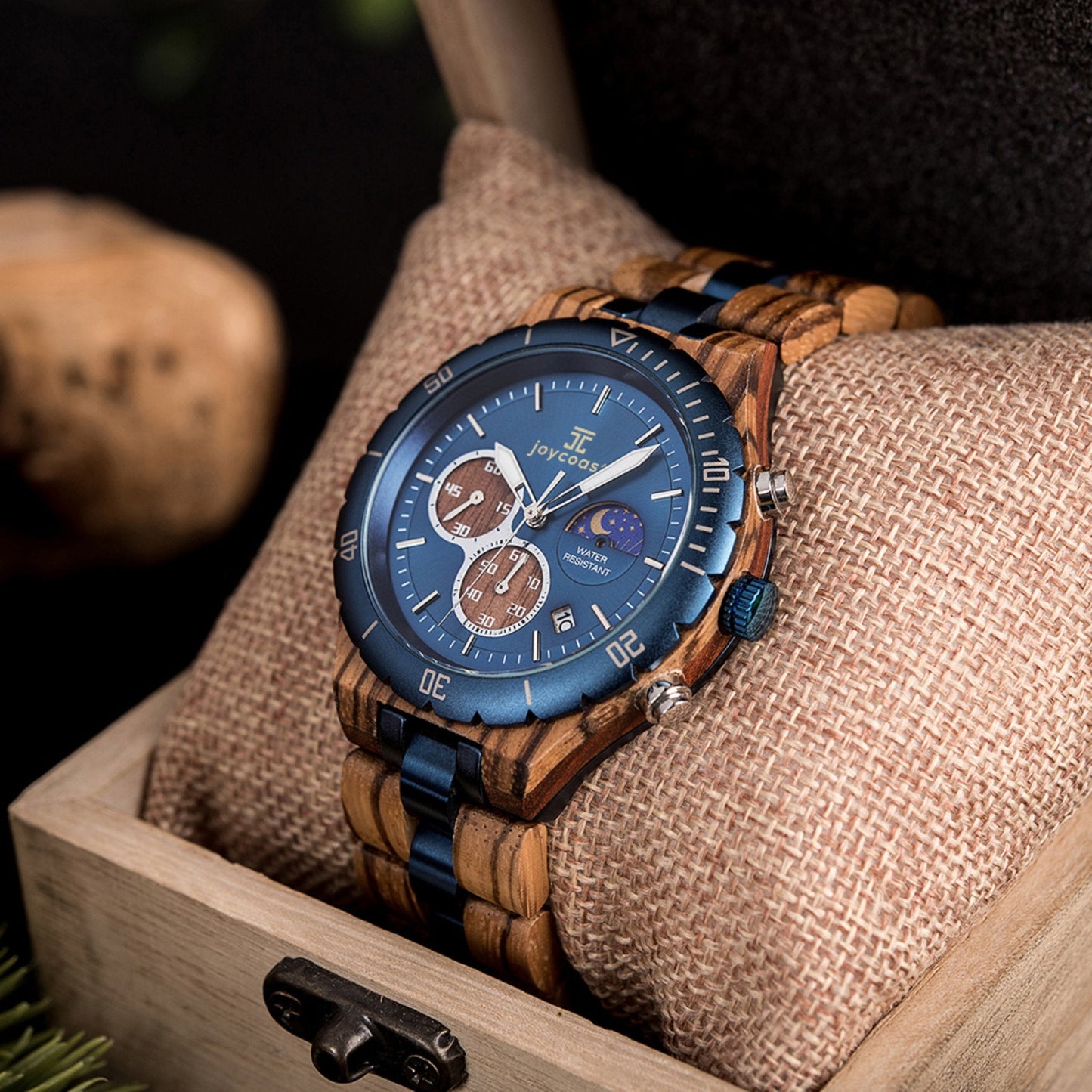 Gemini | Zebrawood Chronograph