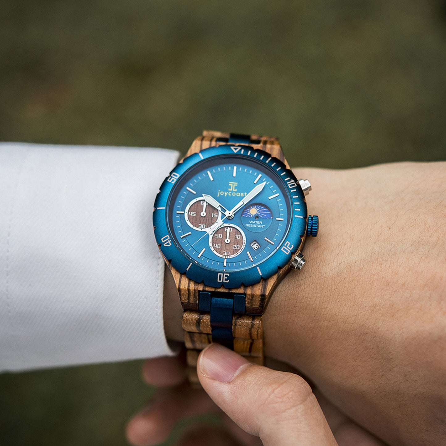 Gemini | Zebrawood Chronograph