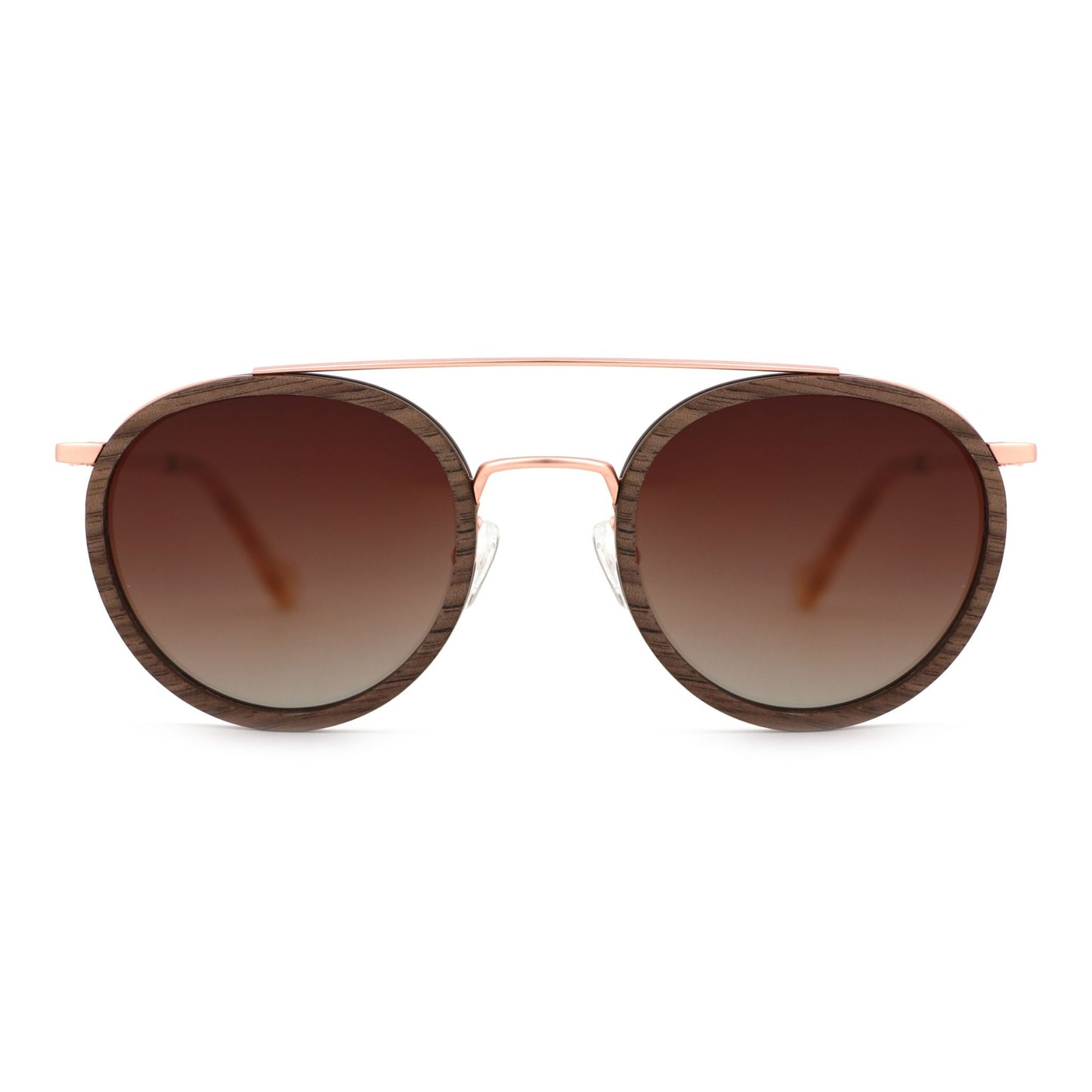 "Ryder" | Round Ebony Aviator - Joycoast