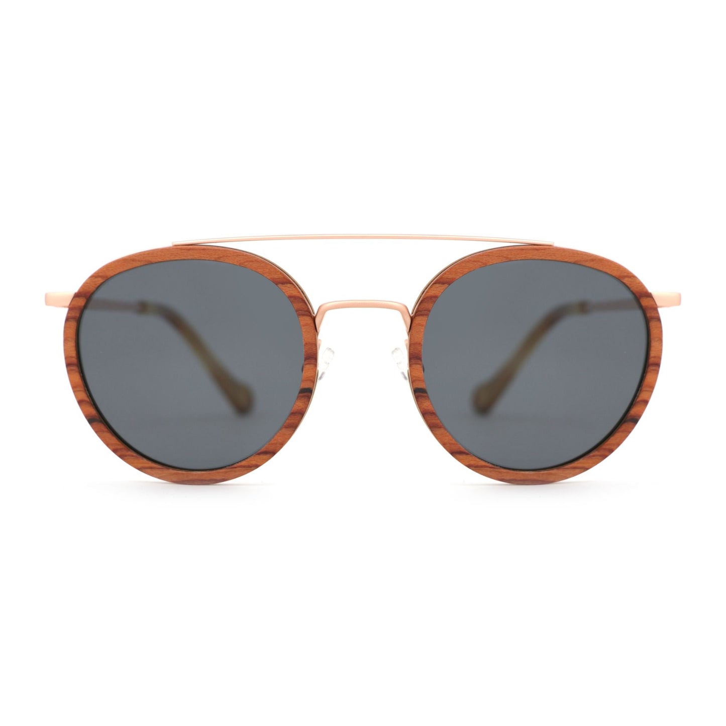 "Ryder" | Round Ebony Aviator - Joycoast