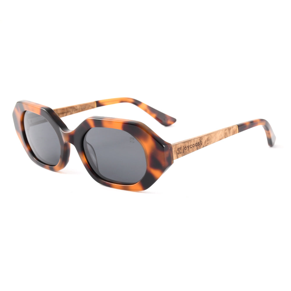 Madge | Mixed Wood & Acetate