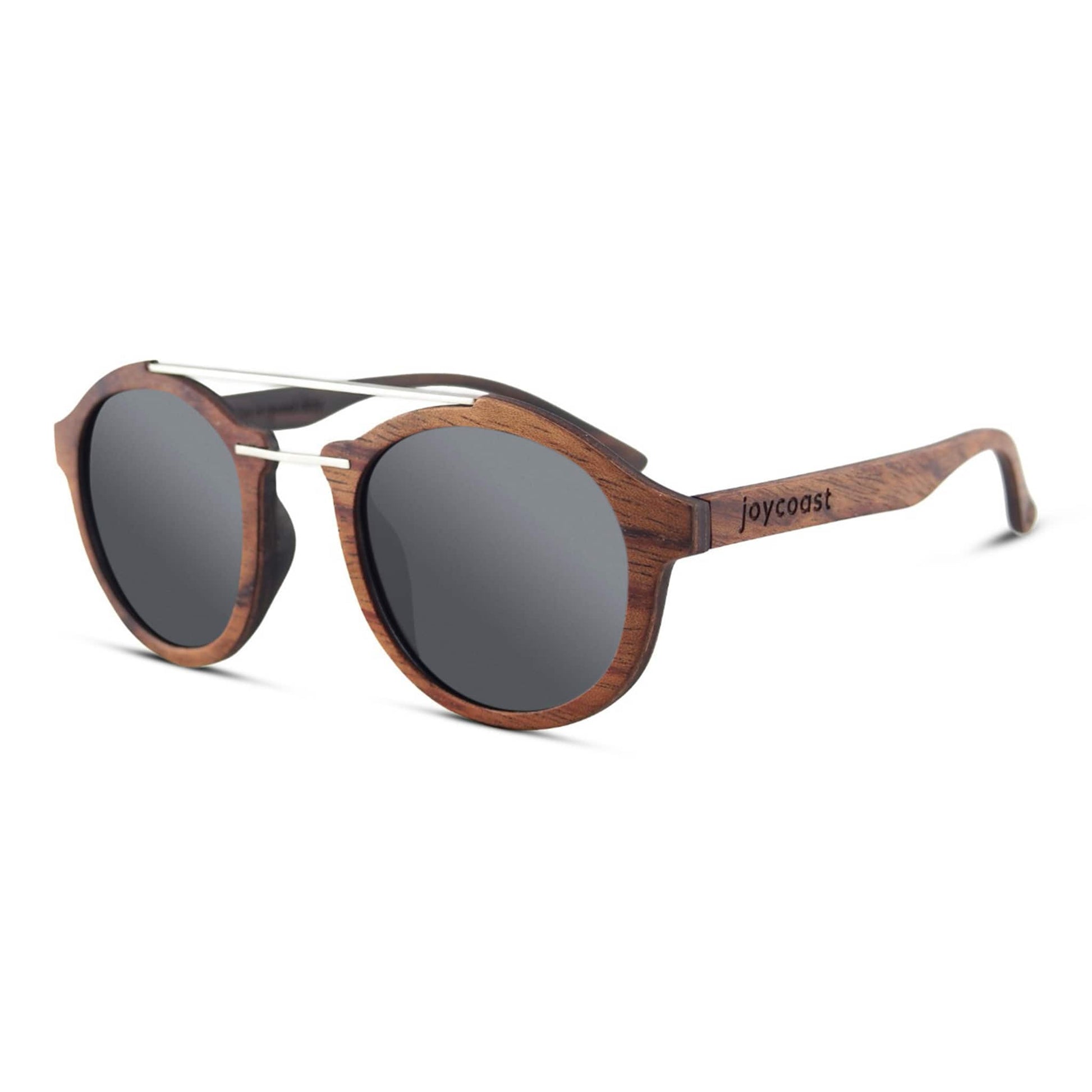 "Kotter" | Walnut Round Aviators - Joycoast