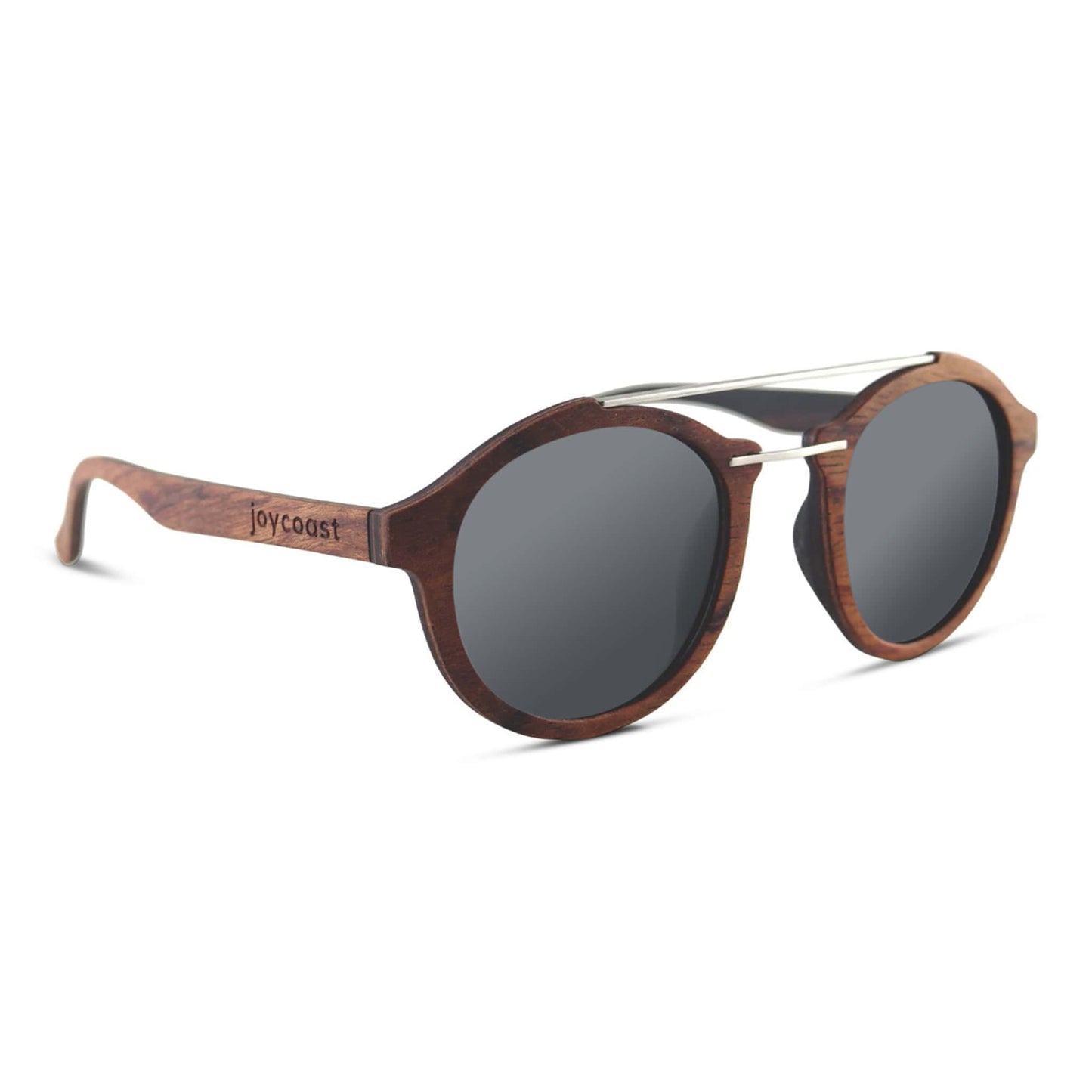 "Kotter" | Walnut Round Aviators - Joycoast