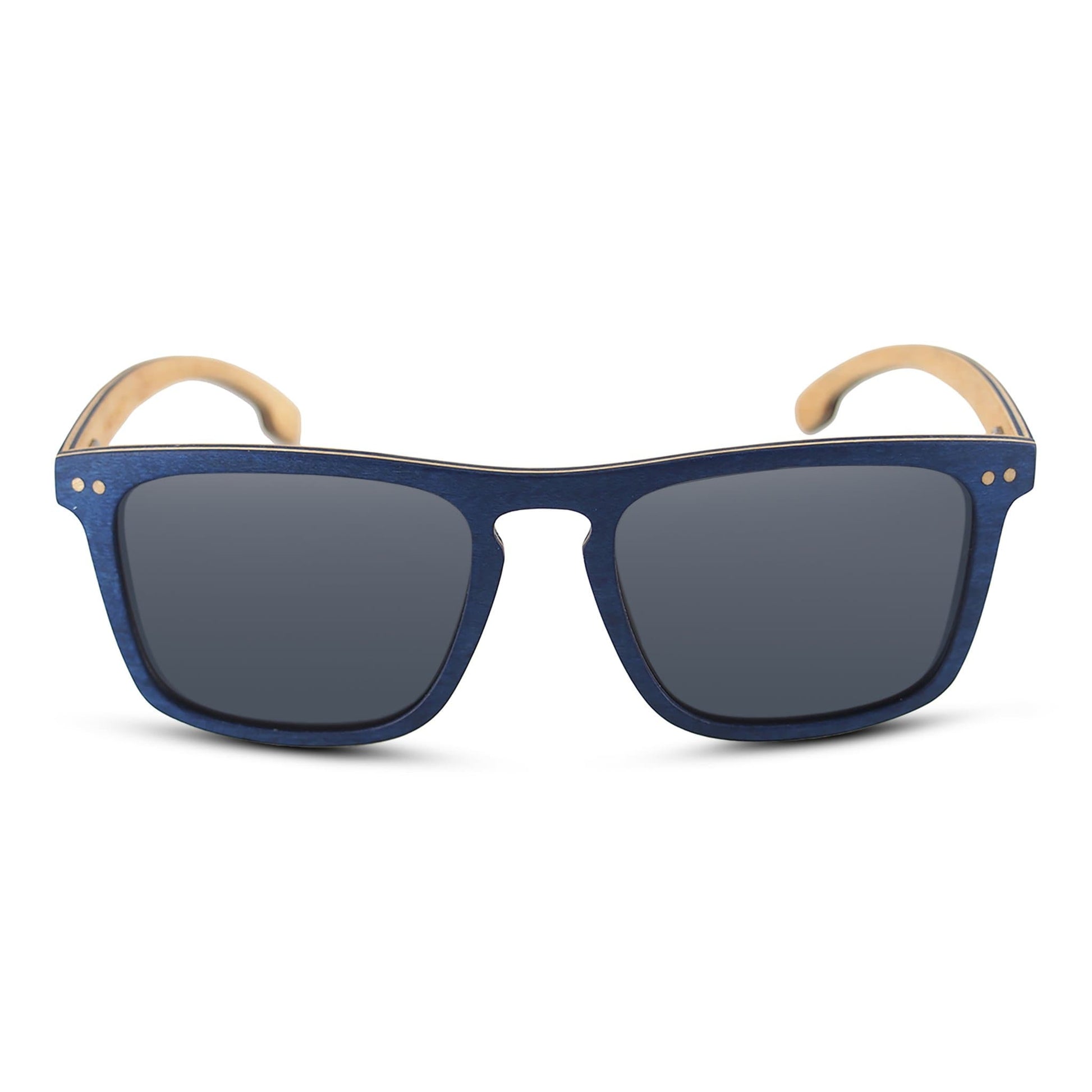 "Blu" | Maple Wood Waypoint Sunglasses - Joycoast