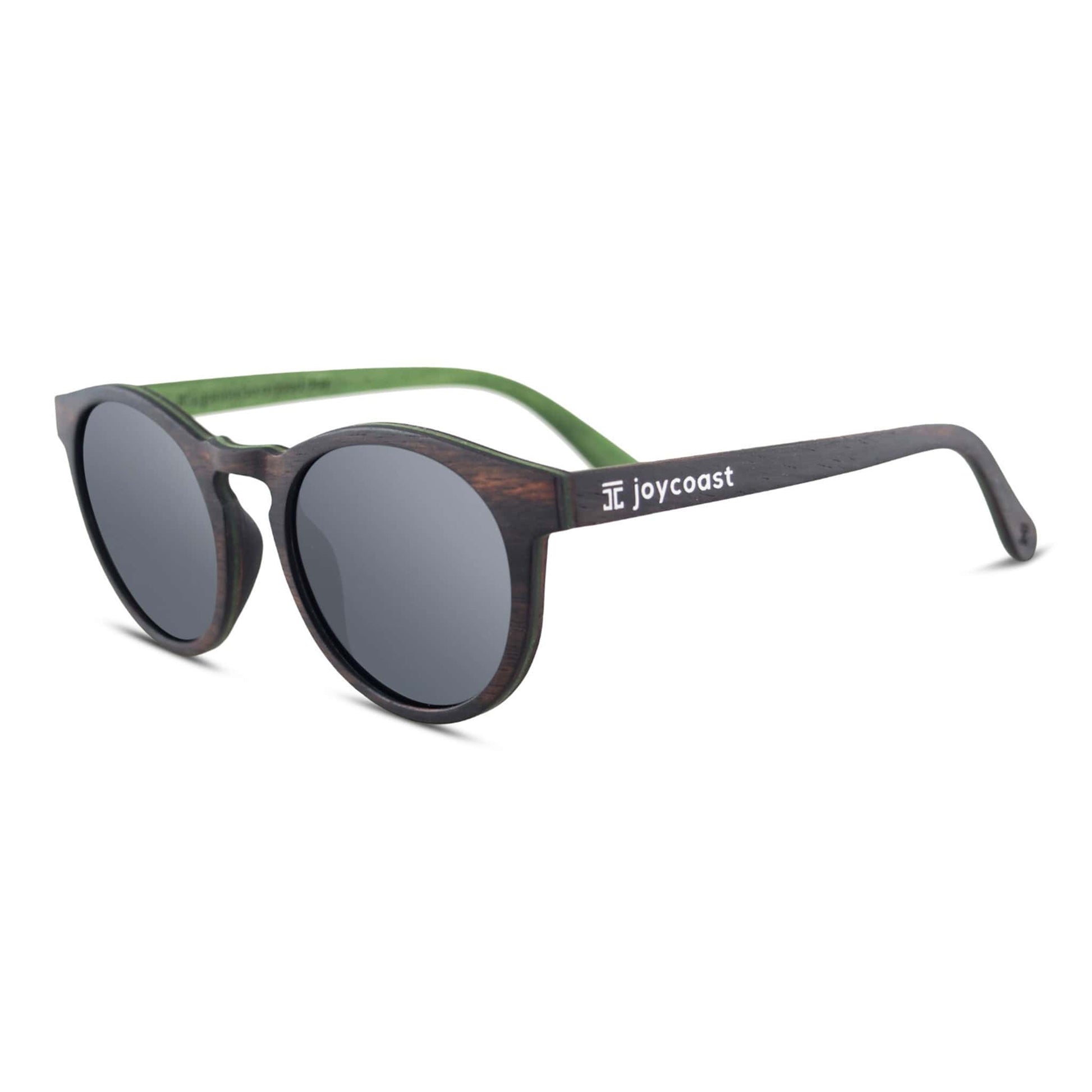 "Forrest" | Round Ebony Sunglasses - Joycoast