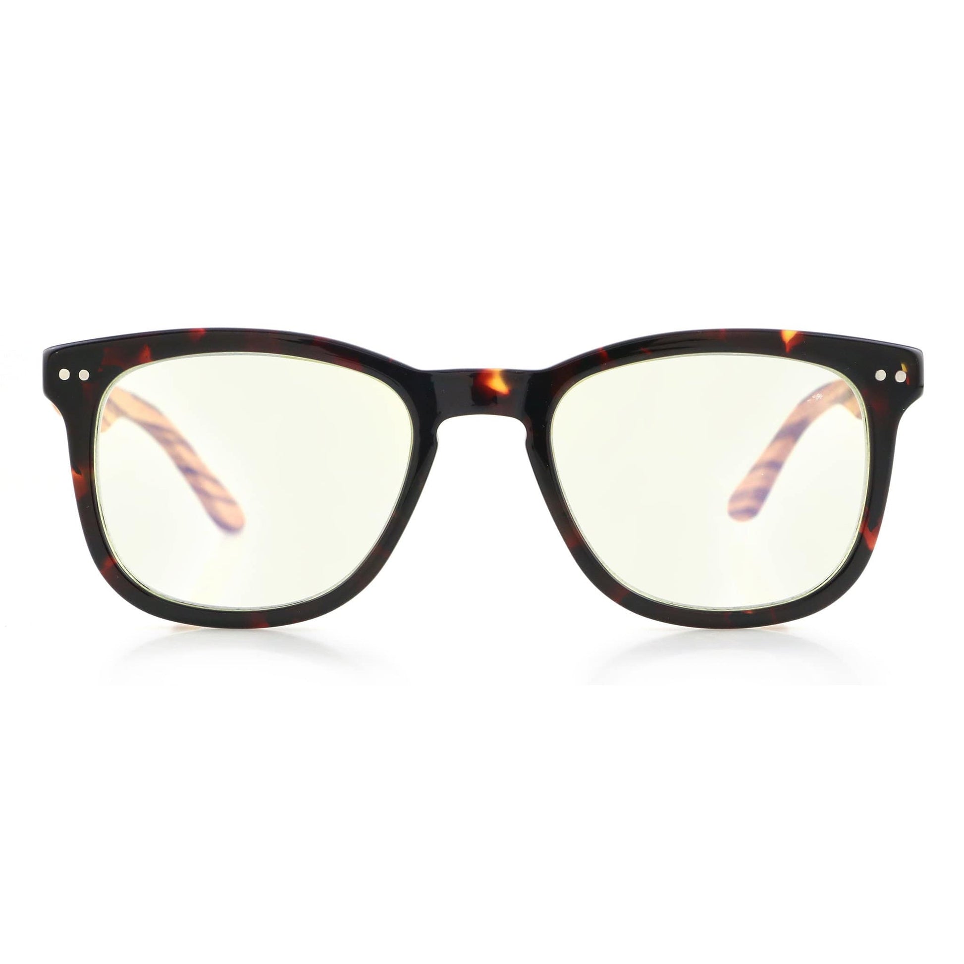 "Rocky" | Tortoise & Zebra Blue Light Blocking Glasses - Joycoast