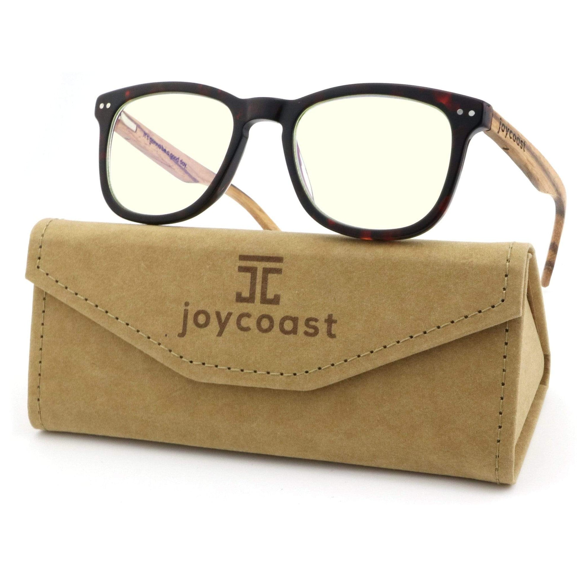 "Rocky" | Tortoise & Zebra Blue Light Blocking Glasses - Joycoast