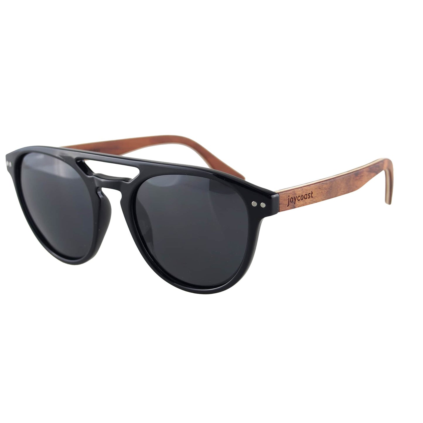 "Rockstar" | Walnut Navigator Sunglasses - Joycoast