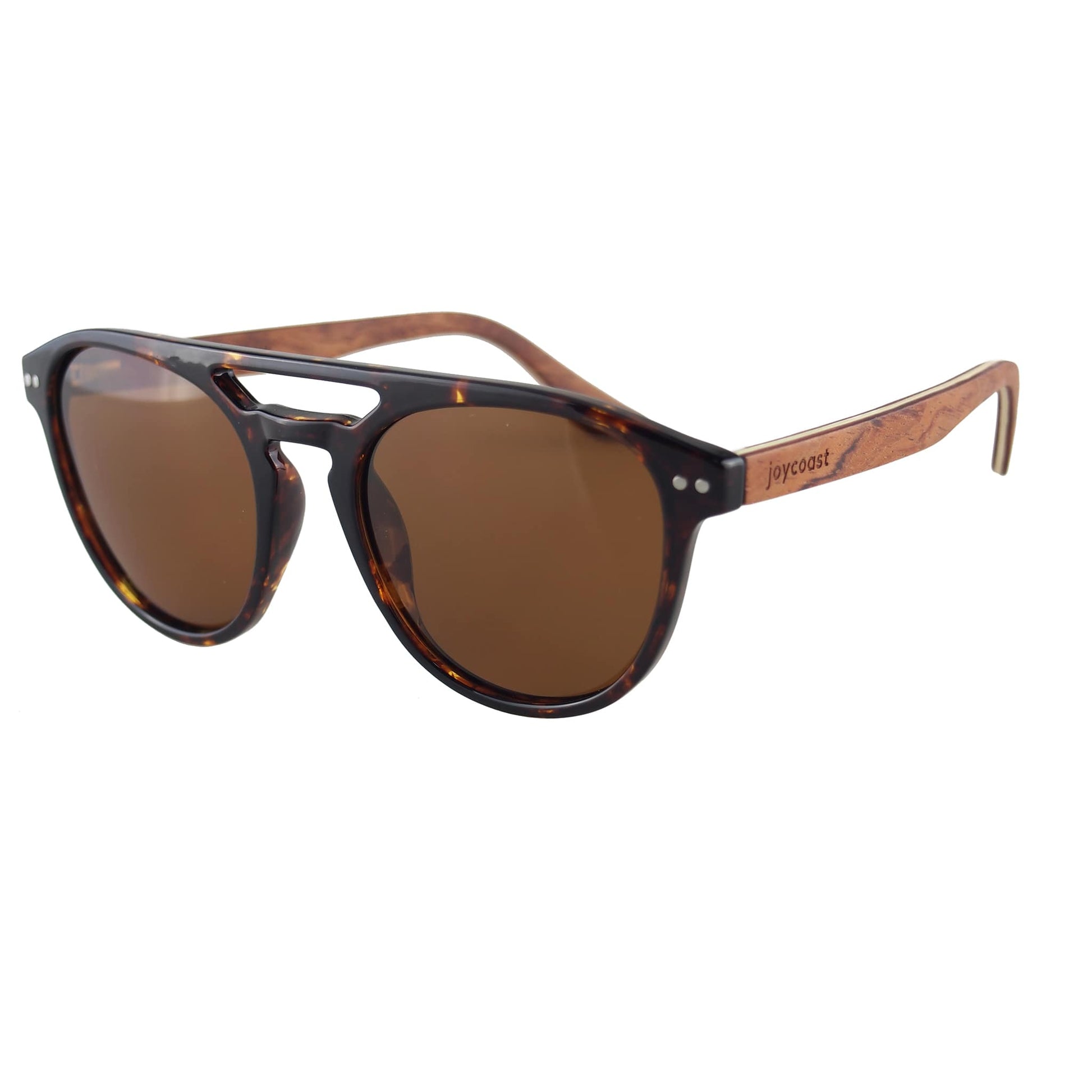 "Rockstar" | Walnut Navigator Sunglasses - Joycoast