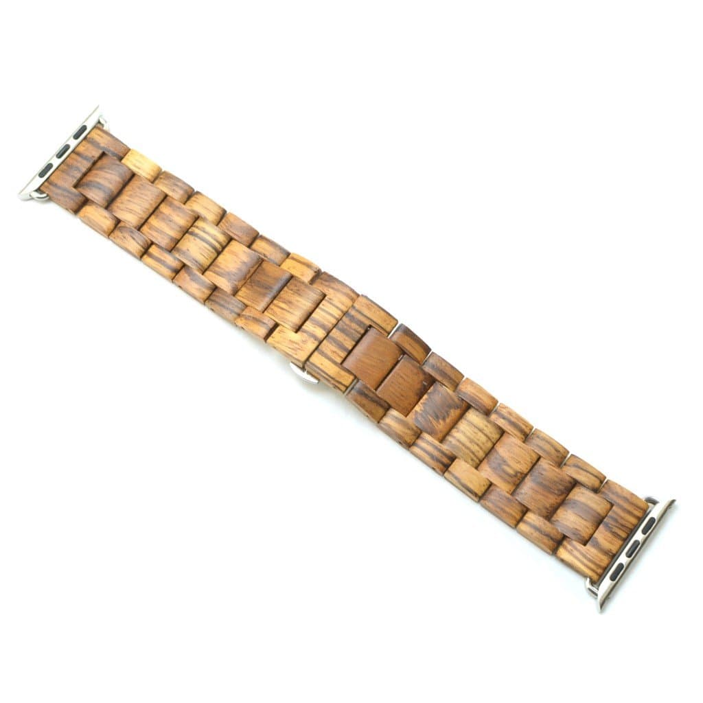 Zebra Wood Apple Watch Band - Joycoast